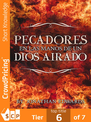 cover image of Pecadores en las manos de un Dios airado